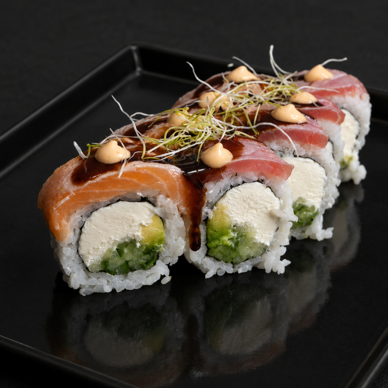 Philadelphia Salmon/Grilled Tuna