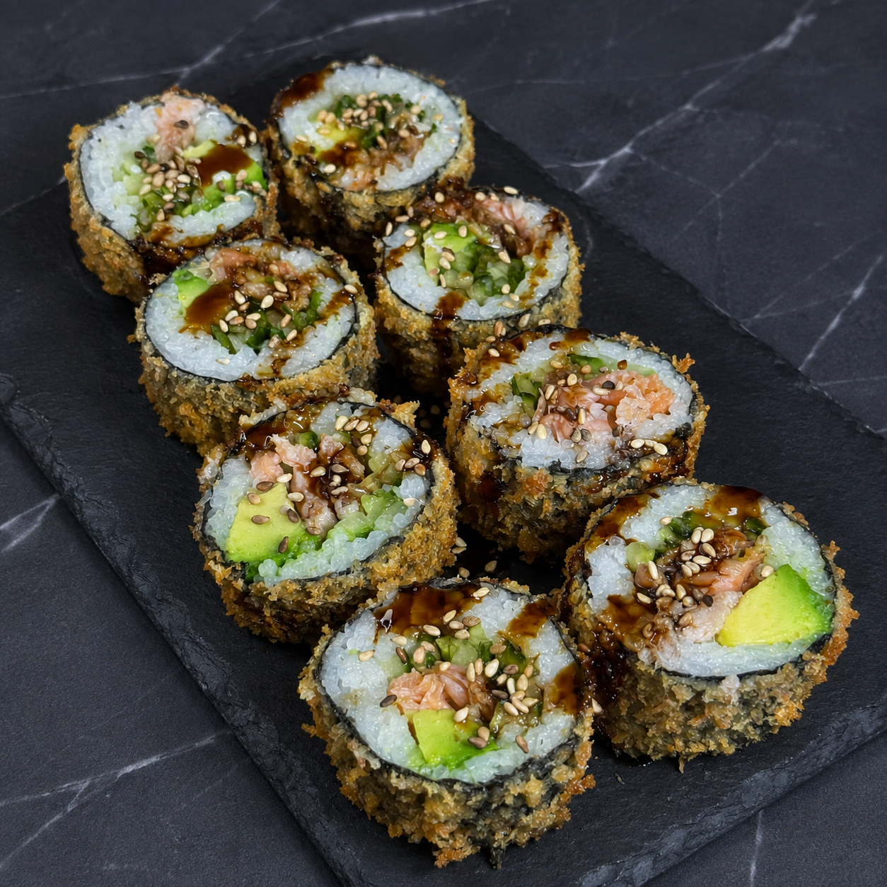 Tempura Grilled Salmon
