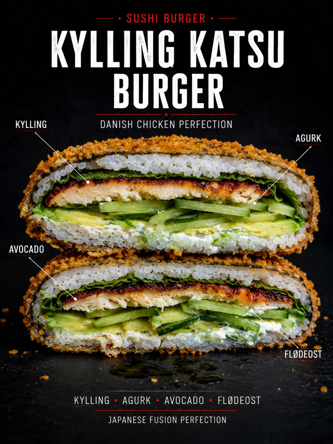 Chicken Sushi Burger
