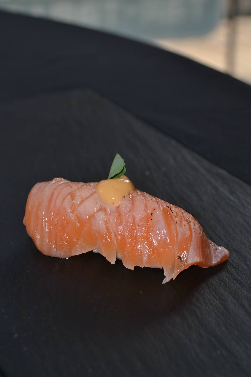 Grilled Salmon Nigiri