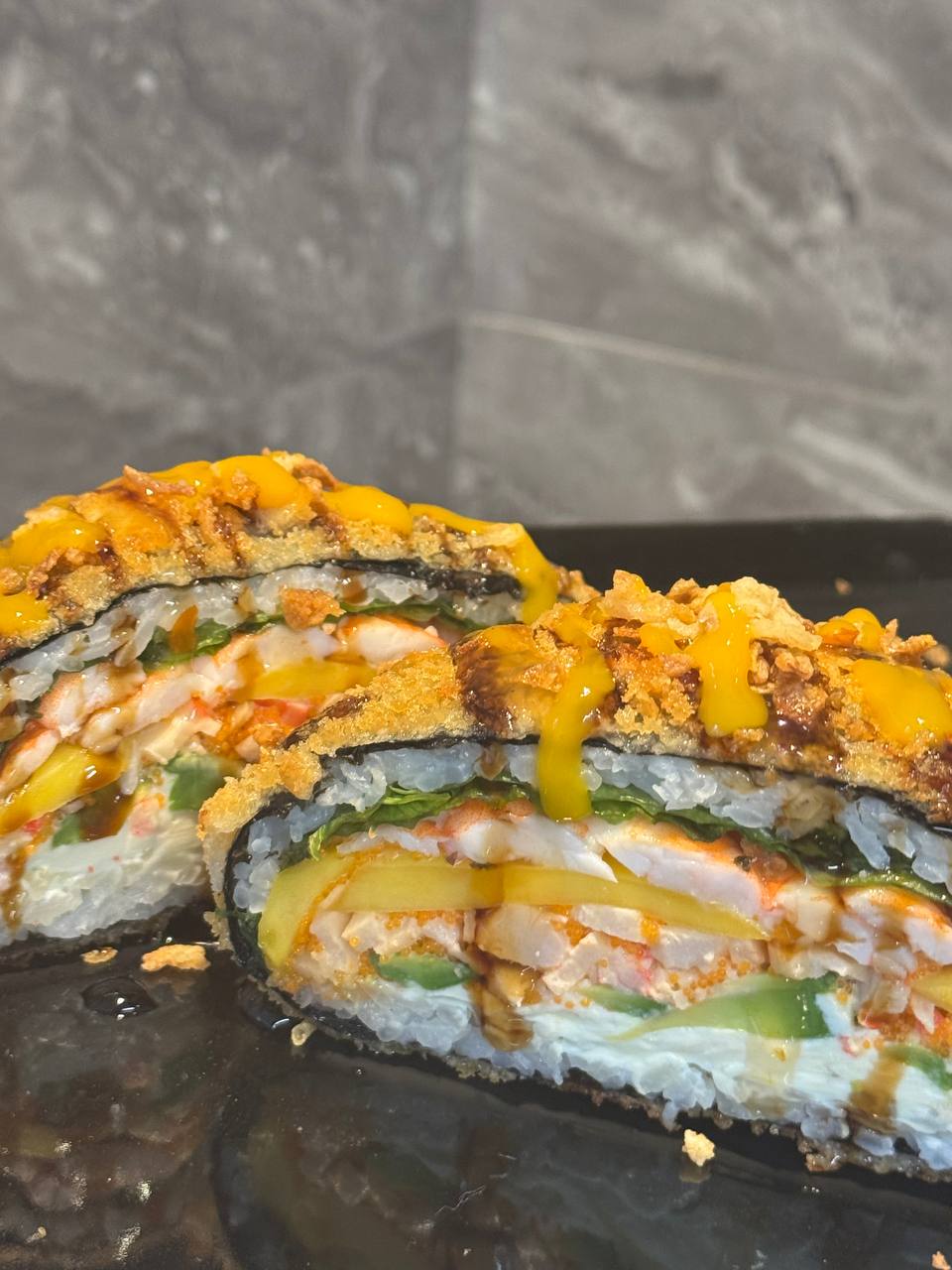 Shrimp Sushi Burger
